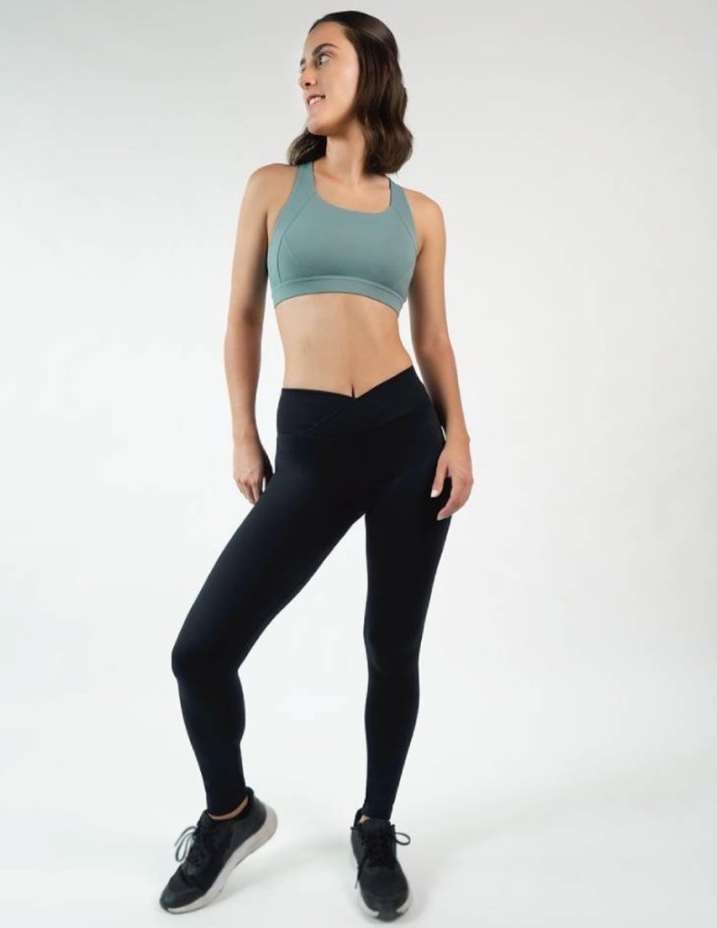 [STR Leg-Cross-Negro (S) - 0324M1] STRENUA Cross Fitness Leggings Deportivos - Sujeción con Firmeza (Negro 1, S)