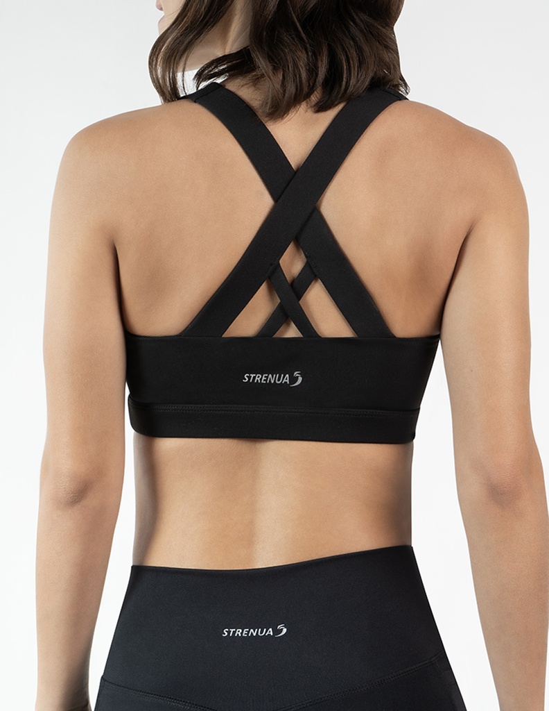 STRENUA Flat Straps Bra Deportivo - Comodidad y Elegancia