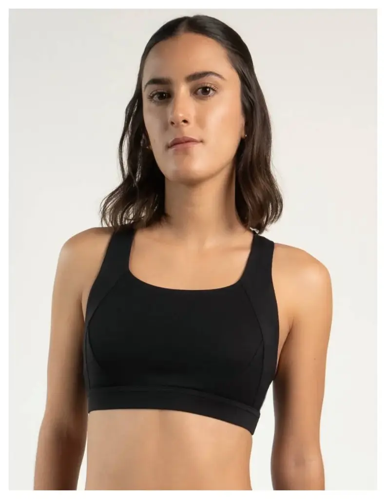 [STR-Br-Ms-N (S)] STRENUA MARS - Bra Deportivo de Alto Rendimiento (Negro 1, S)